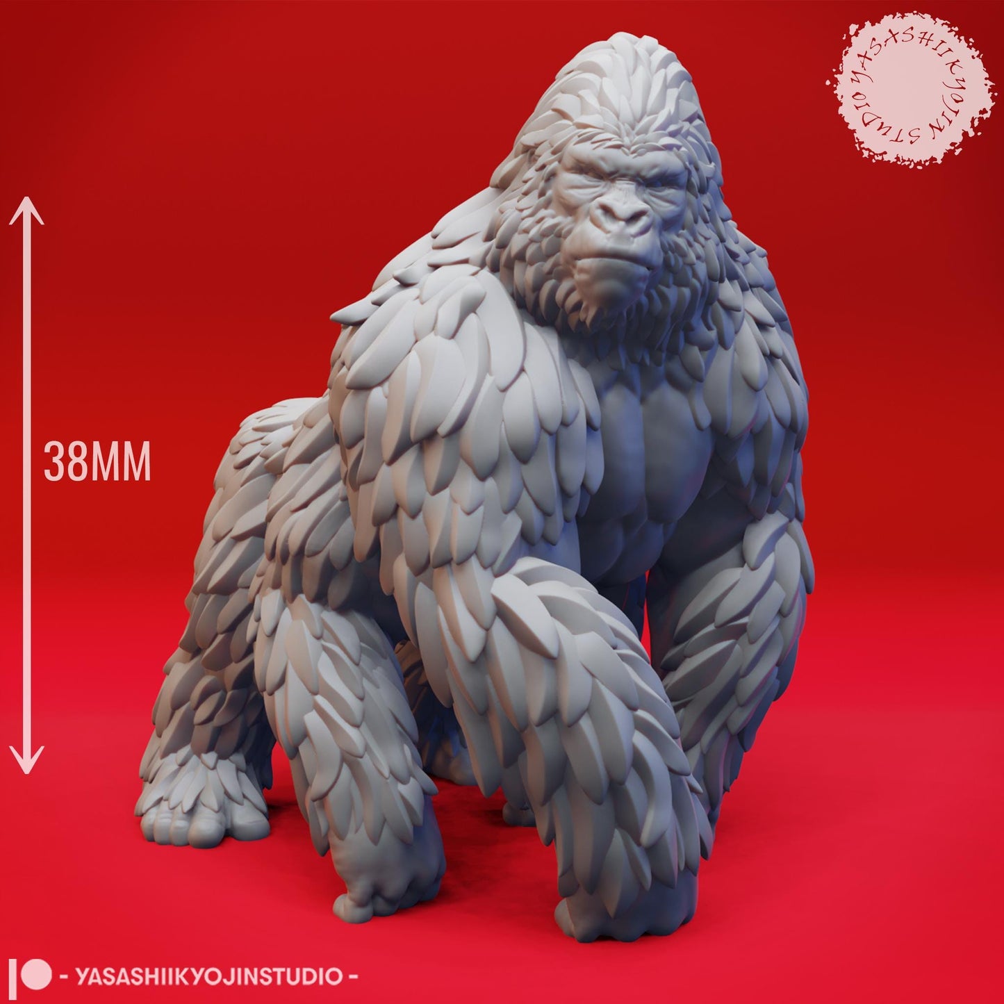 Girallon miniature by Yasashii Kyojin Studio