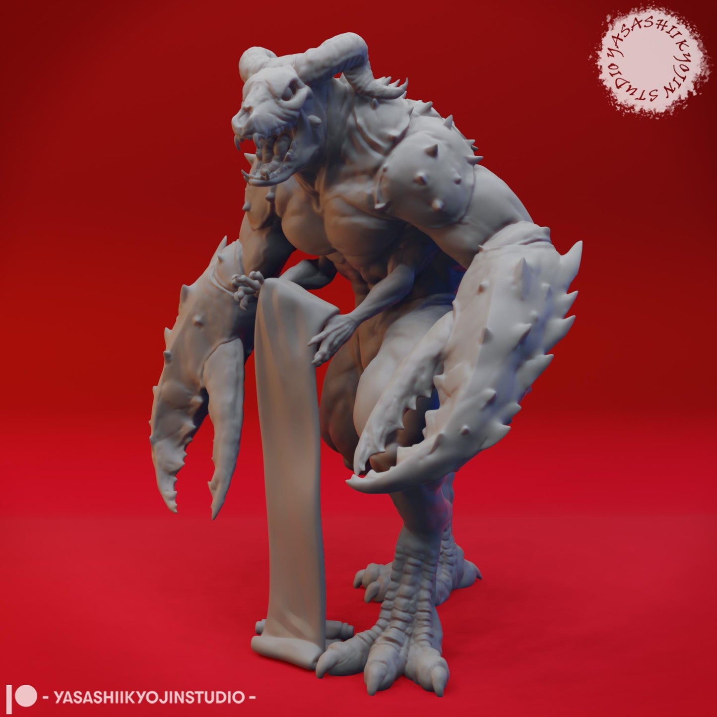 Glabrezu miniature by Yasashii Kyojin Studio