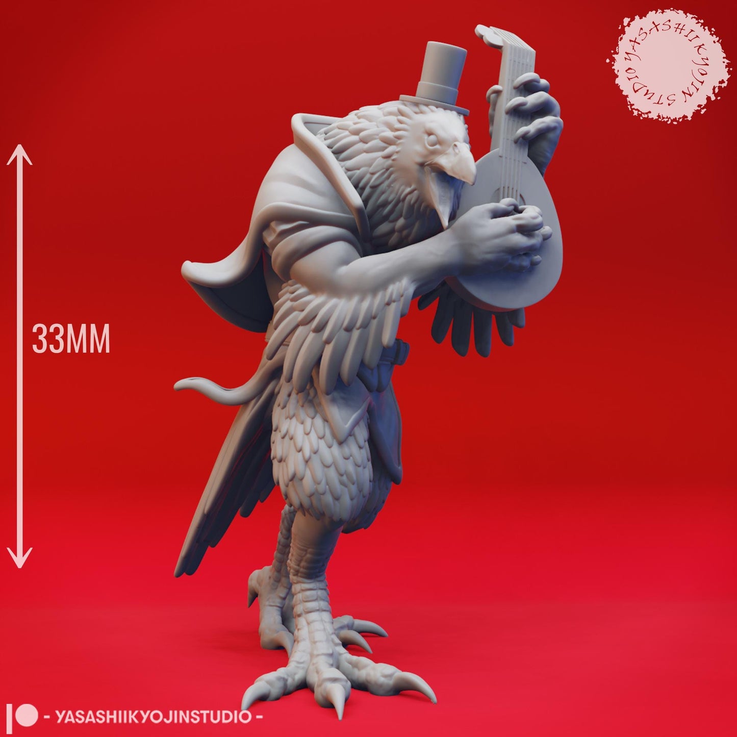 Kenku miniature by Yasashii Kyojin Studio