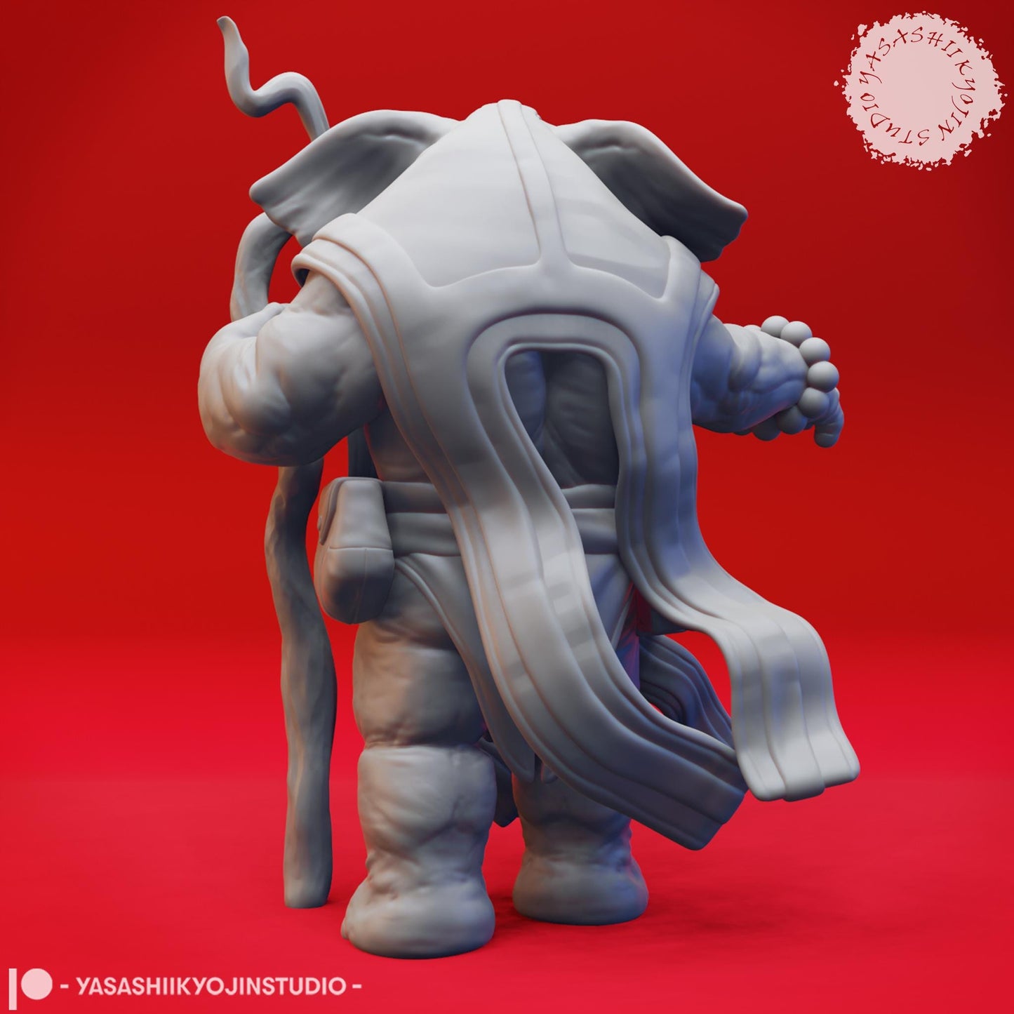 Loxodon miniature by Yasashii Kyojin Studio
