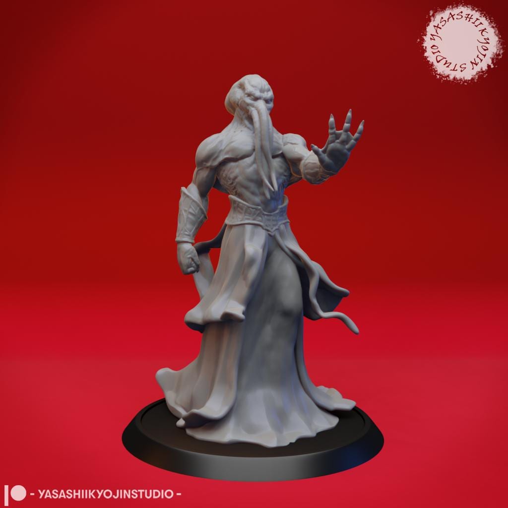 Mind Flayer miniature by Yasashii Kyojin Studio