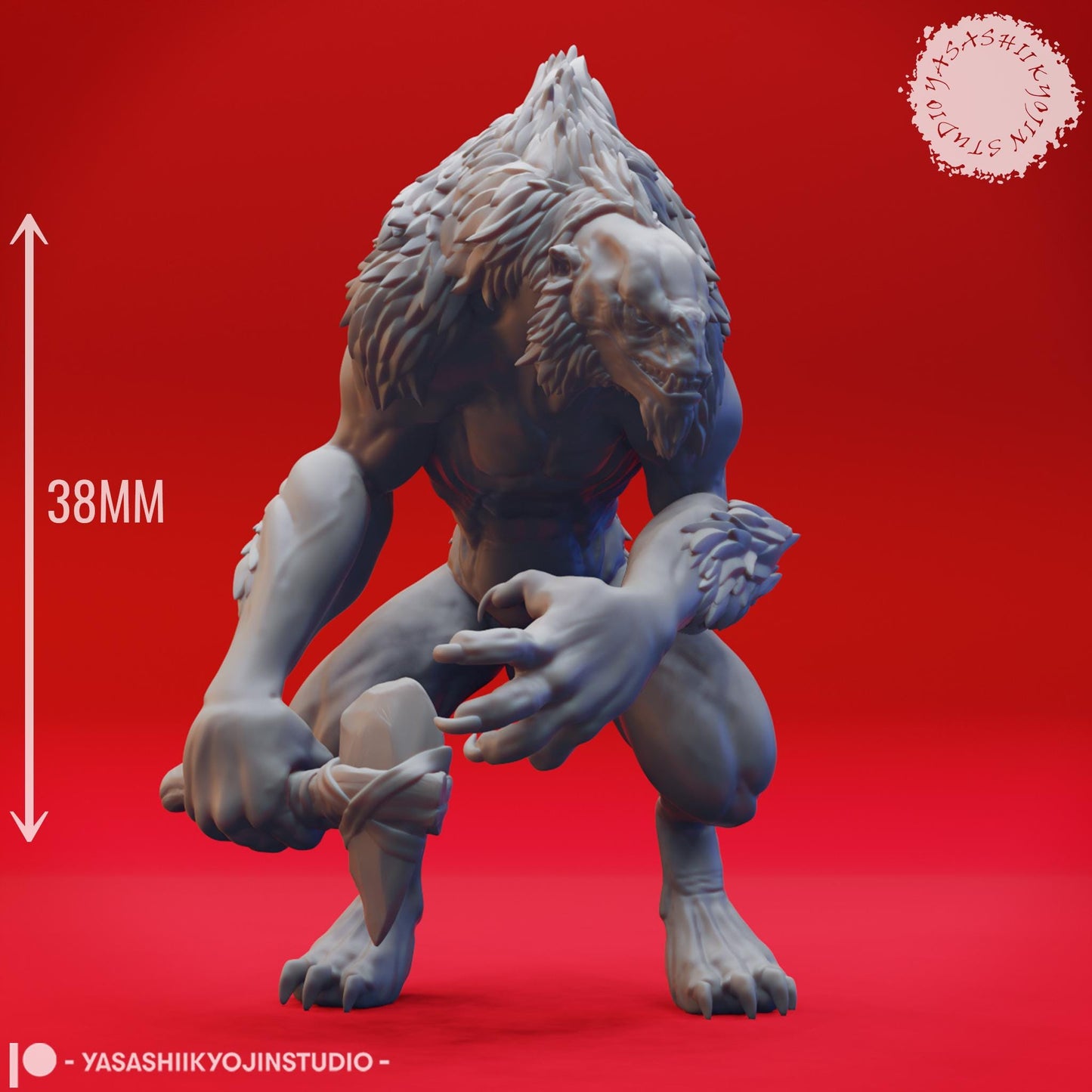 Quaggoth miniature by Yasashii Kyojin Studio