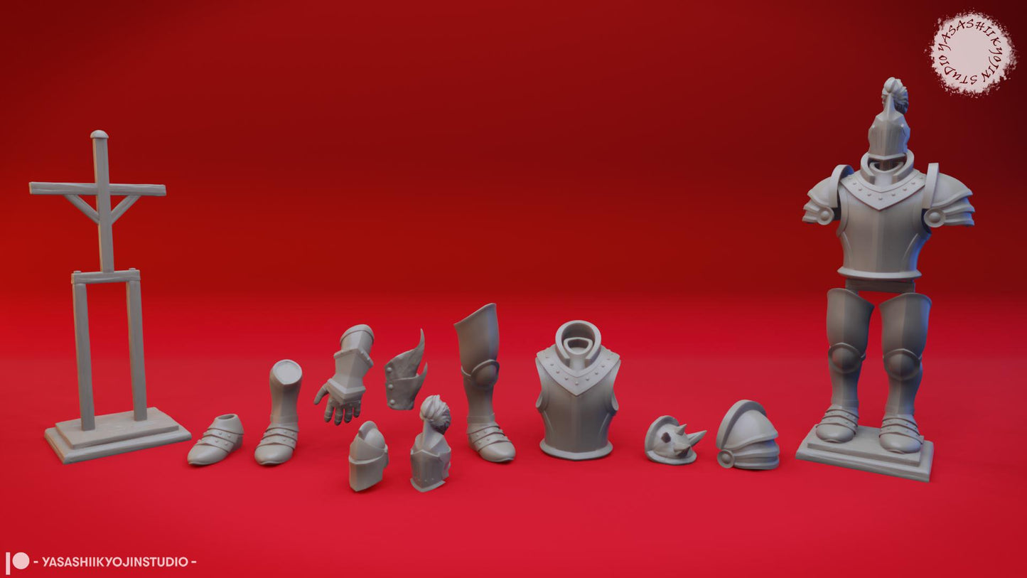 Armour and Weapons miniature by Yasashii Kyojin Studio