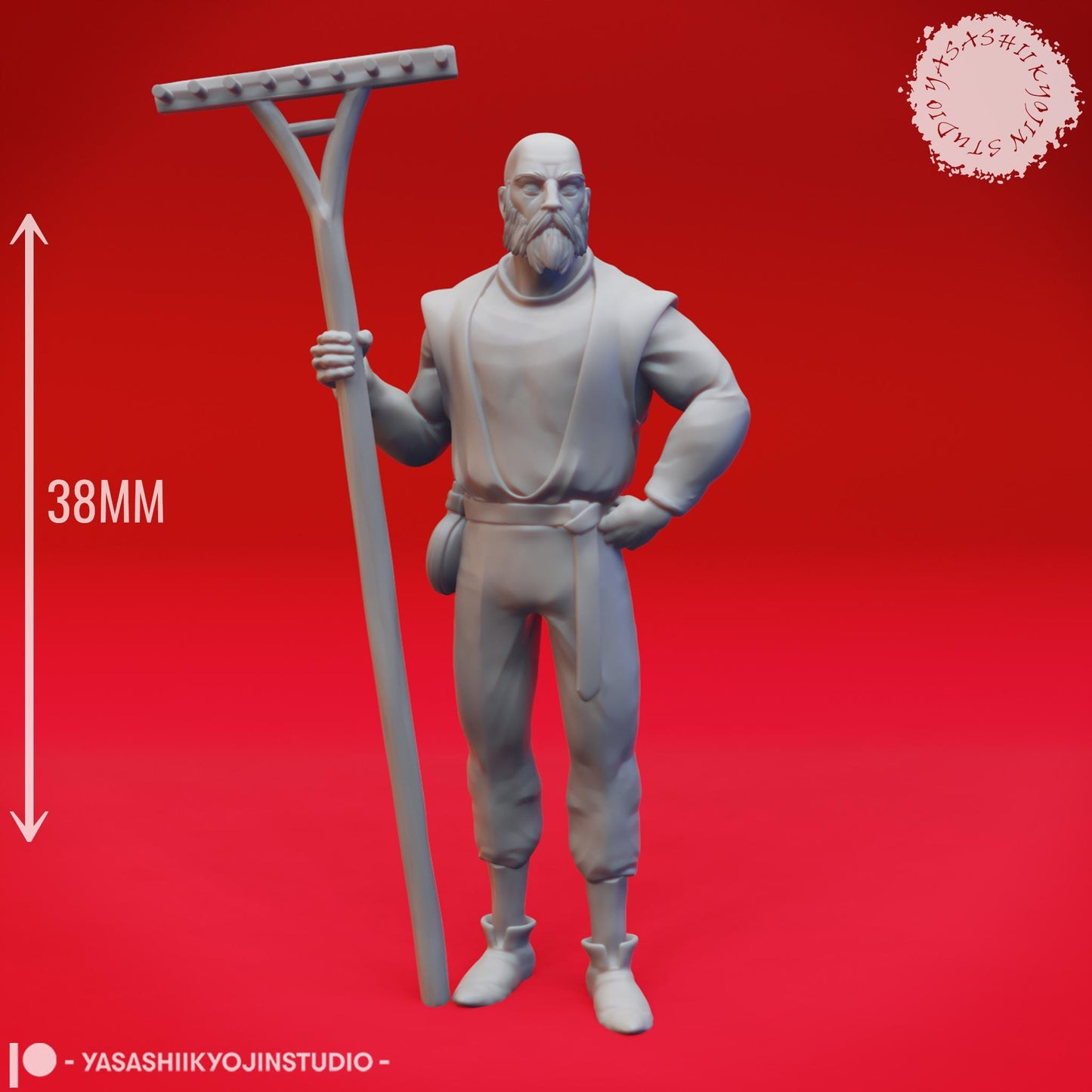 Townsfolk miniature by Yasashii Kyojin Studio