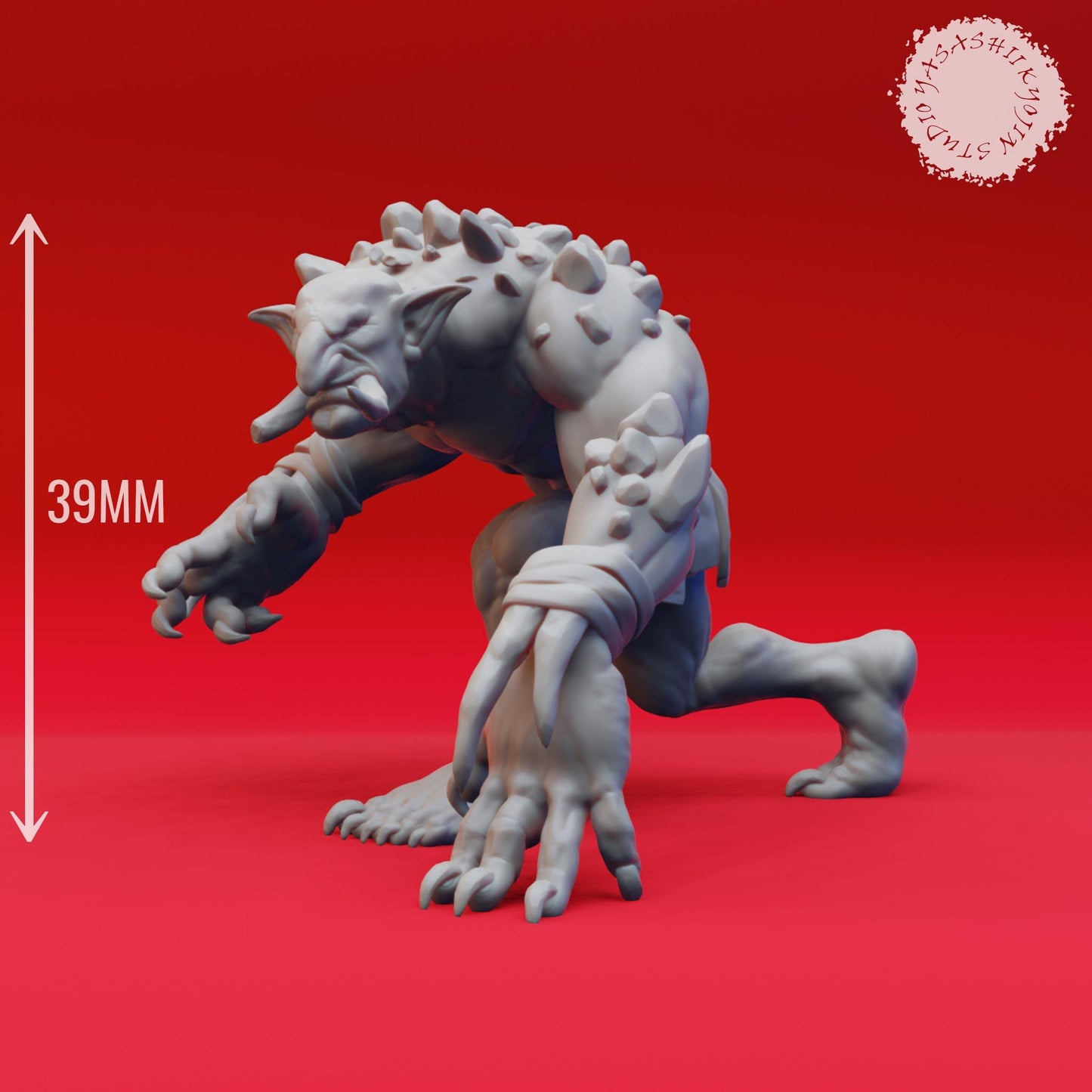 Troll miniature by Yasashii Kyojin Studio