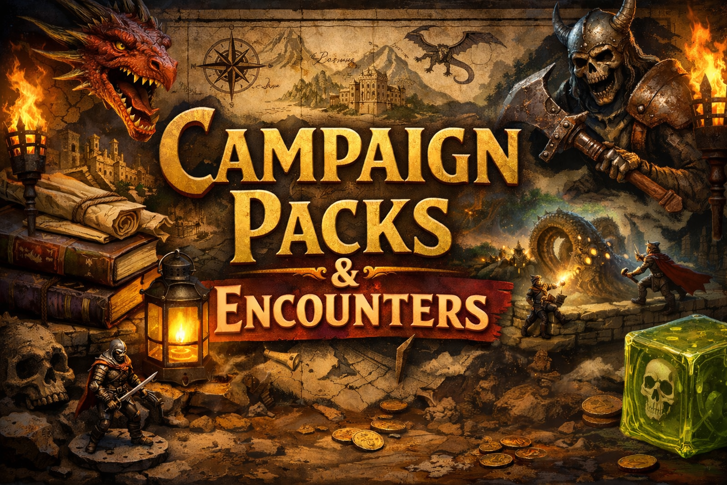 Campaign packs and encounters