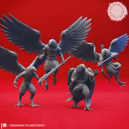Wereraven miniature by Yasashii Kyojin Studio