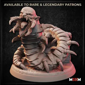 Millipede Monstrosity miniature by M3DM