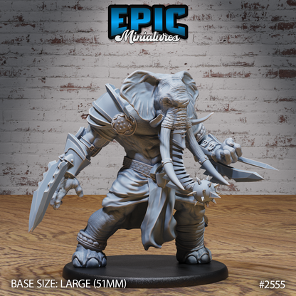 Elephant Folk Barbarian by Epic Miniatures