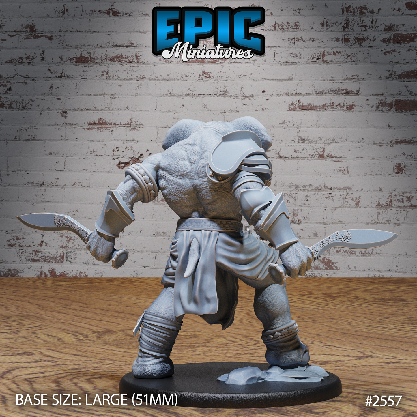Elephant Folk Barbarian by Epic Miniatures