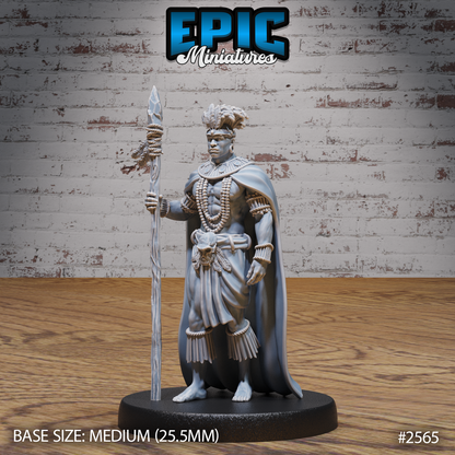 Spear Warrior and Rhino by Epic Miniatures