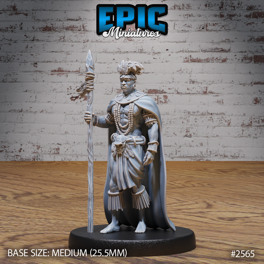 Spear Warrior and Rhino by Epic Miniatures