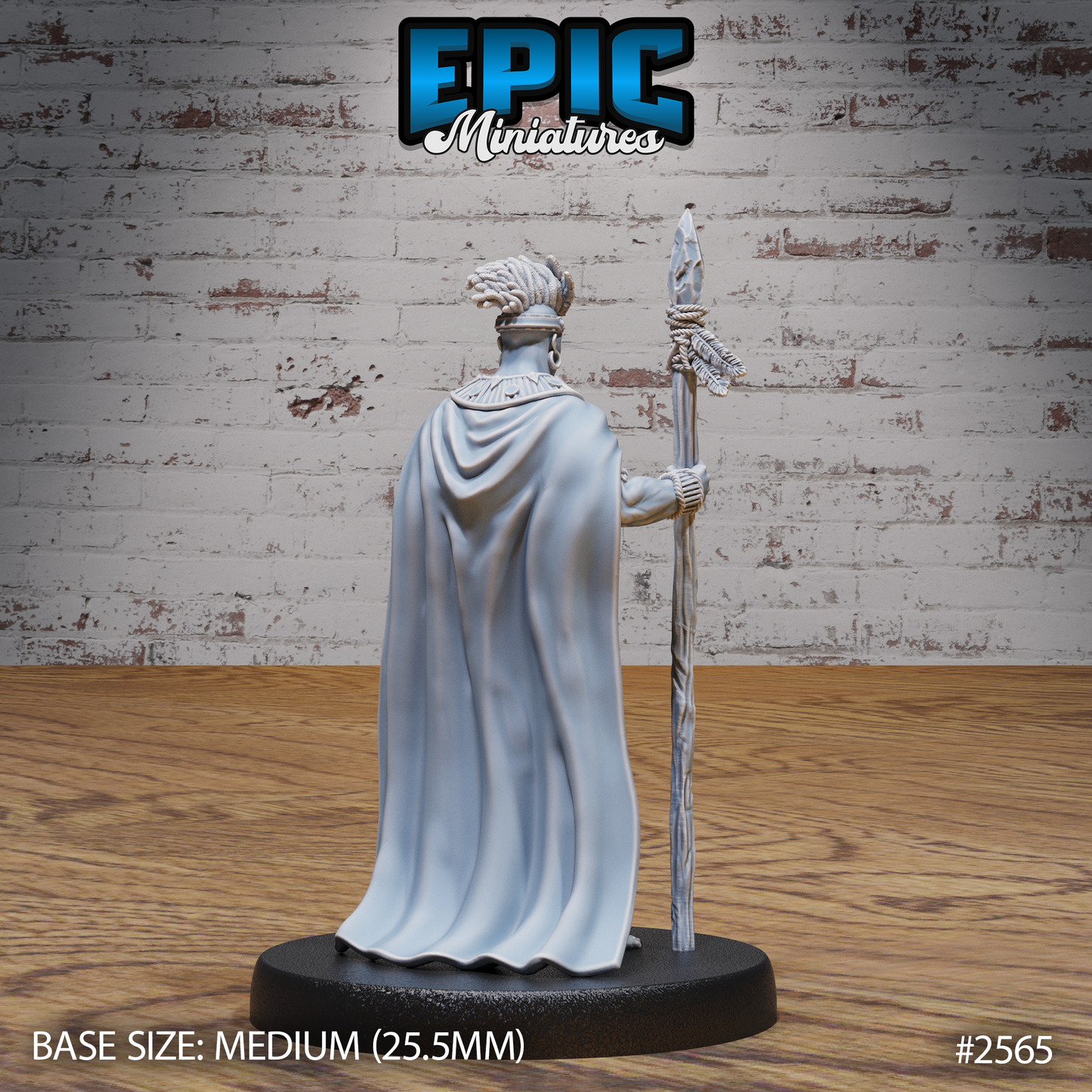 Spear Warrior and Rhino by Epic Miniatures