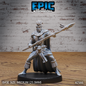Spear Warrior and Rhino by Epic Miniatures