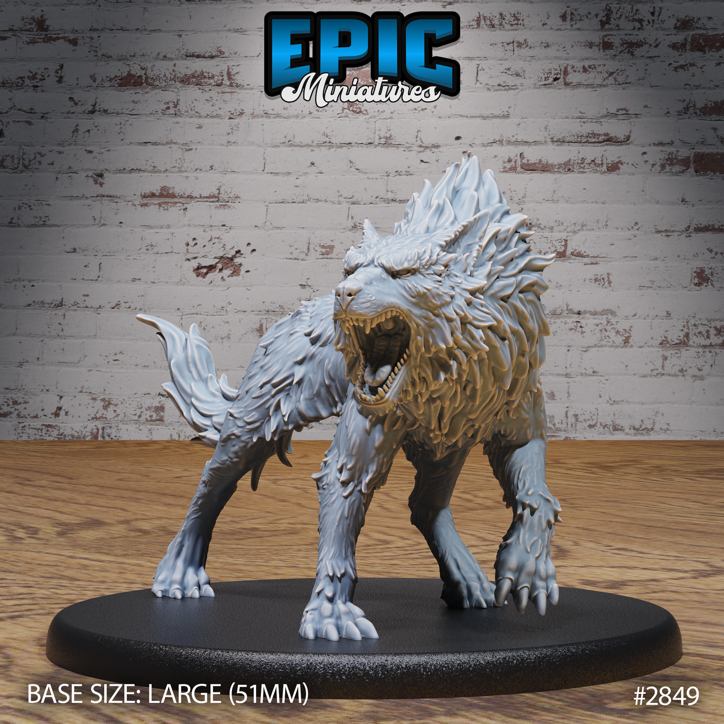 Fenrir Wolf by Epic Miniatures