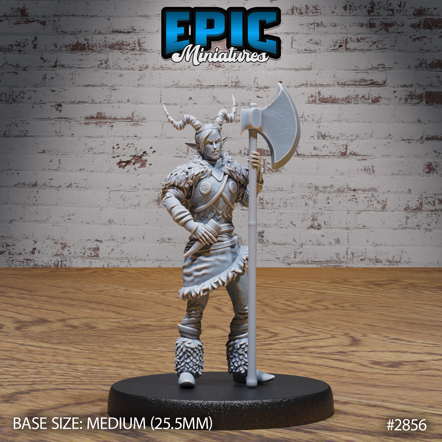 Tiefling Viking Female by Epic Miniatures