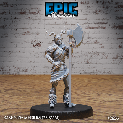 Tiefling Viking Female by Epic Miniatures