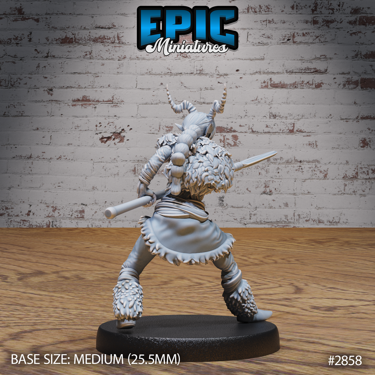 Tiefling Viking Female by Epic Miniatures
