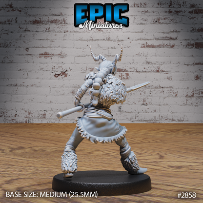 Tiefling Viking Female by Epic Miniatures