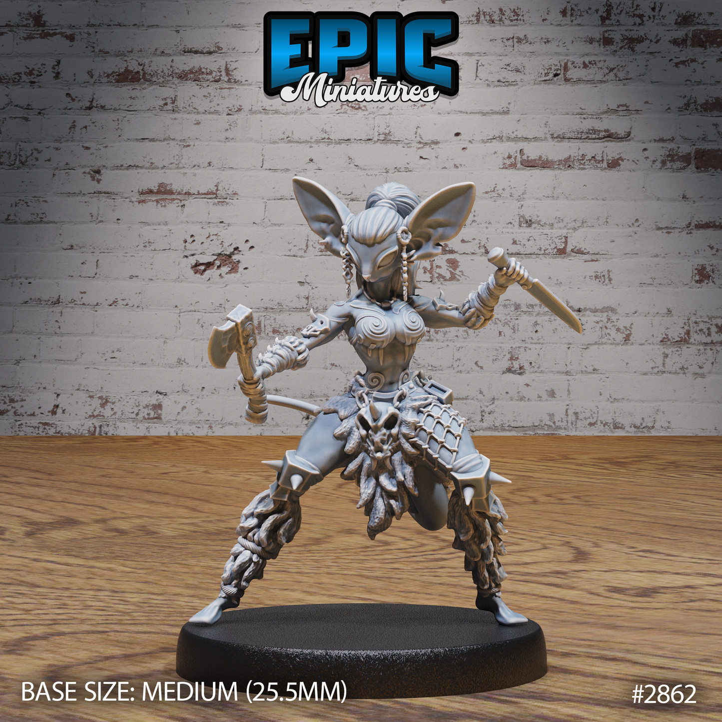 Mice Folk Viking Female by Epic Miniatures