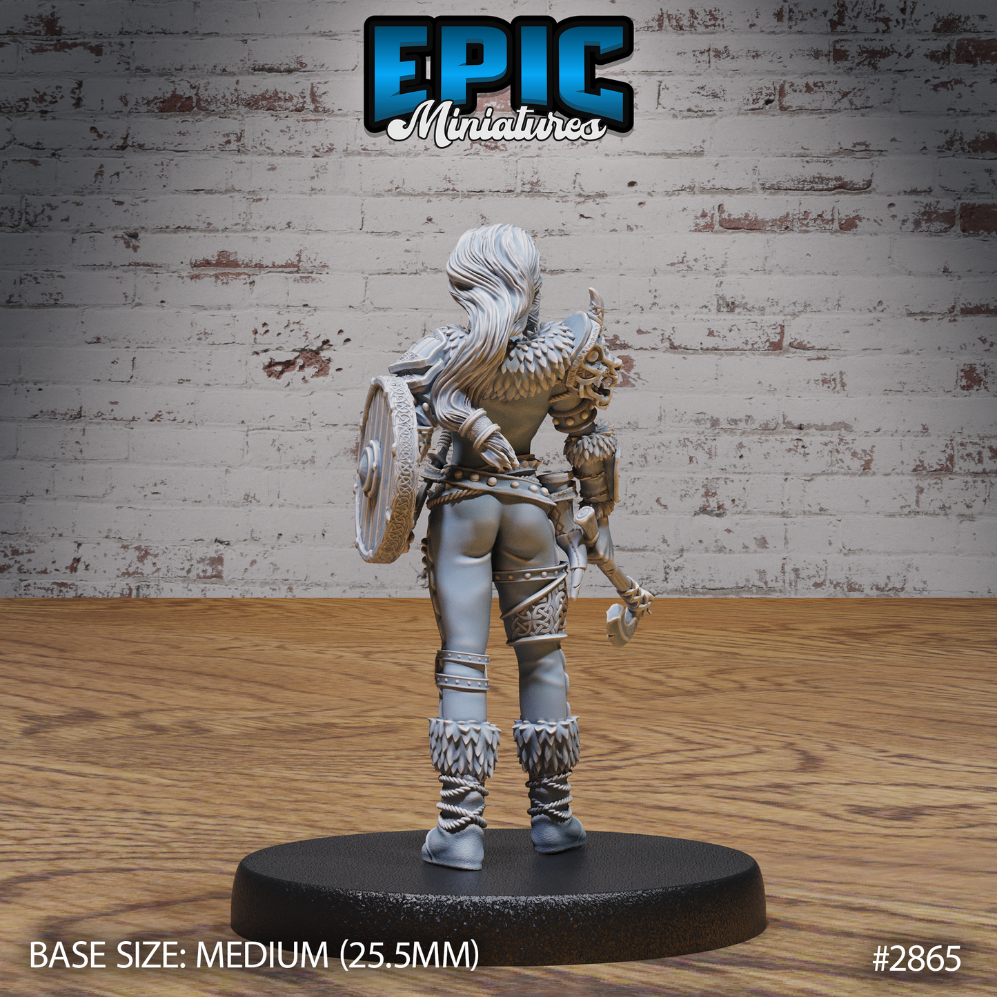 Viking Shield Maiden Lathgertha by Epic Miniatures