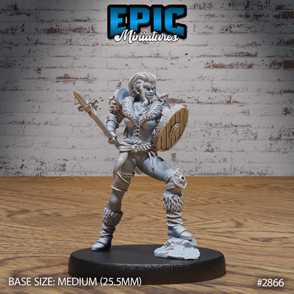 Viking Shield Maiden Lathgertha by Epic Miniatures