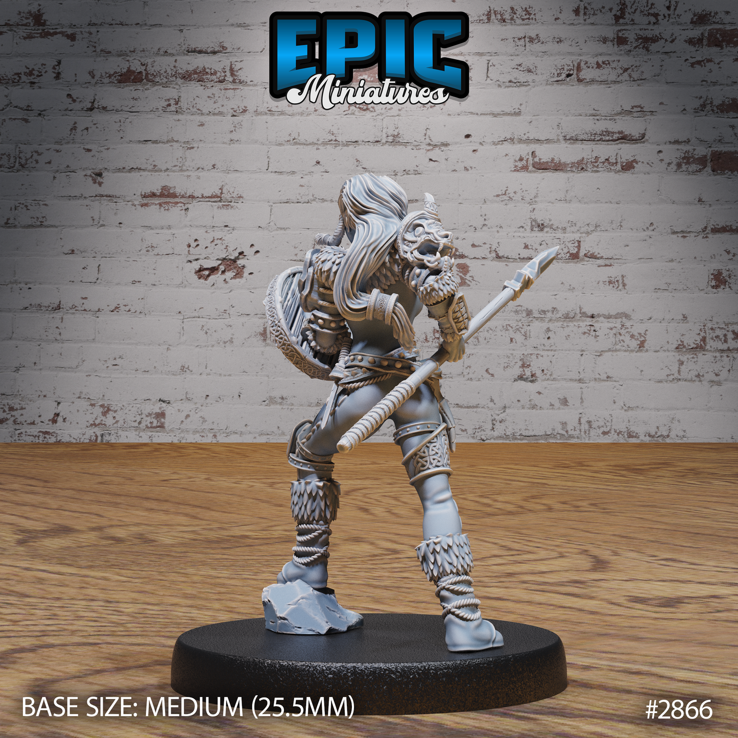 Viking Shield Maiden Lathgertha by Epic Miniatures