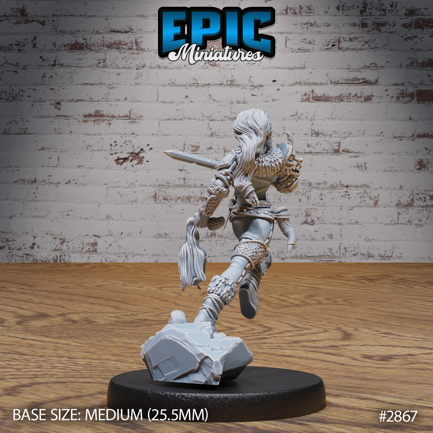 Viking Shield Maiden Lathgertha by Epic Miniatures