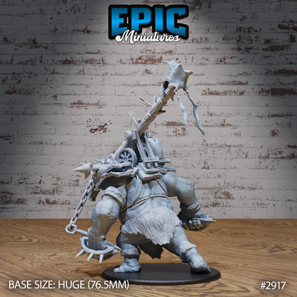 Goblin throwing troll by Epic Miniatures