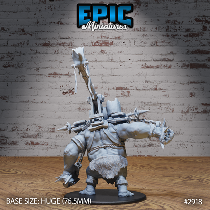 Goblin throwing troll by Epic Miniatures