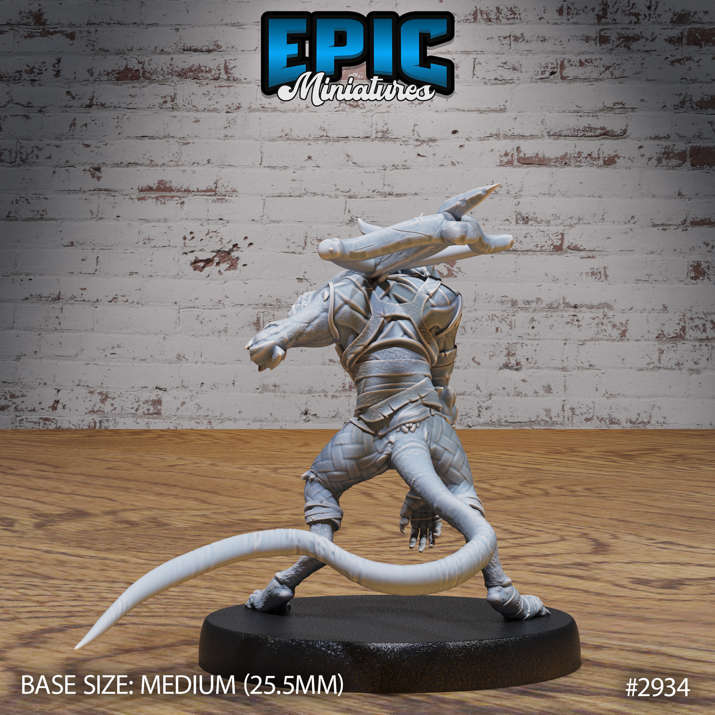 Rat Folk Rogue by Epic Miniatures