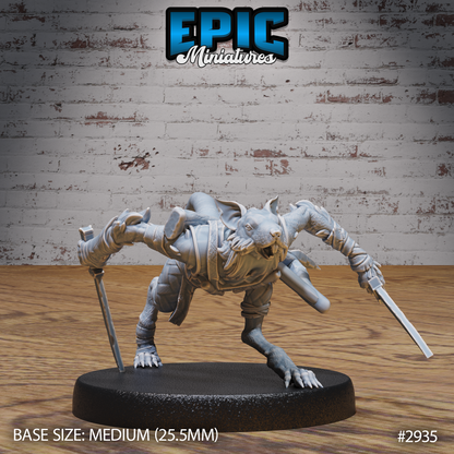 Rat Folk Rogue by Epic Miniatures