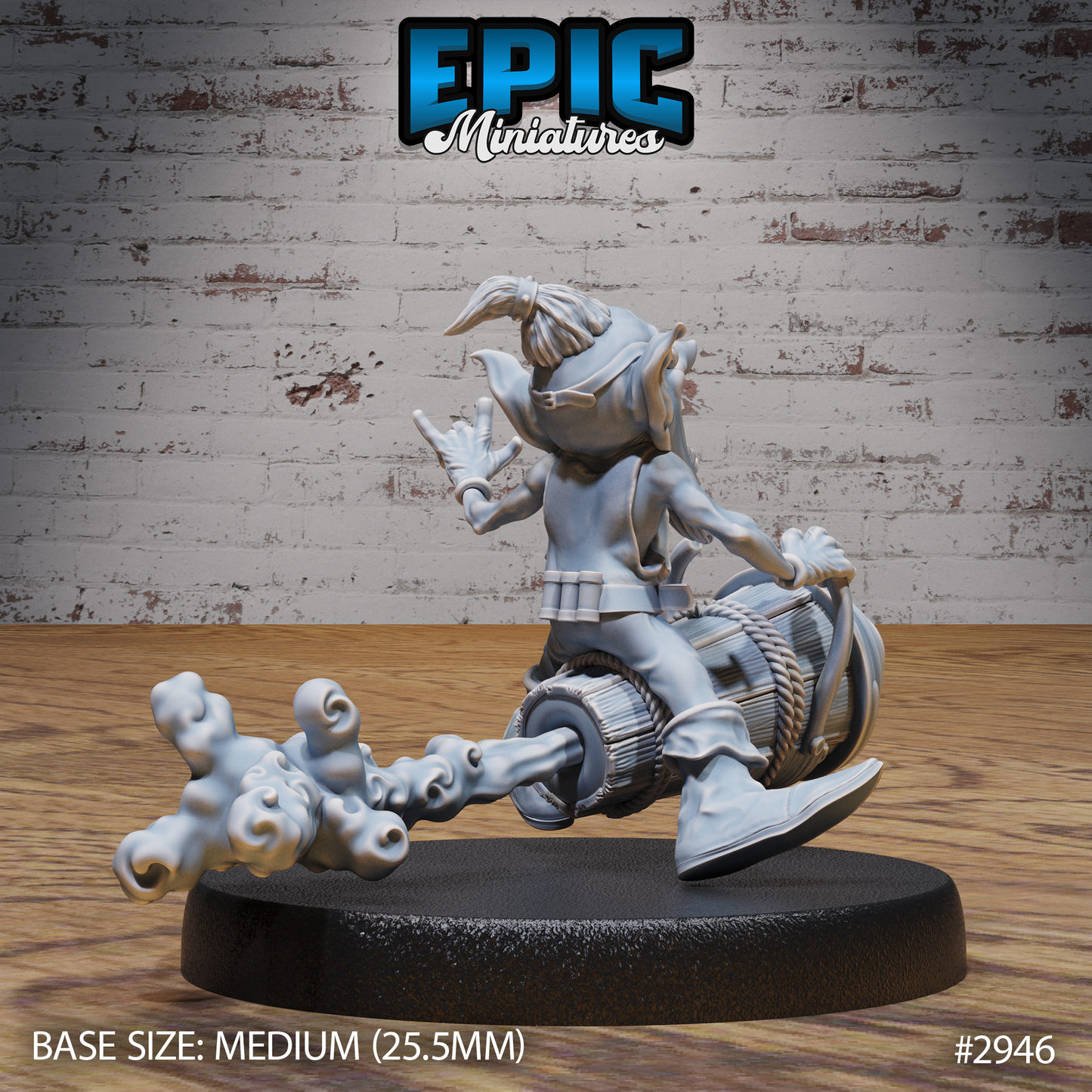 Savage Echo and Rocket Goblin by Epic Miniatures