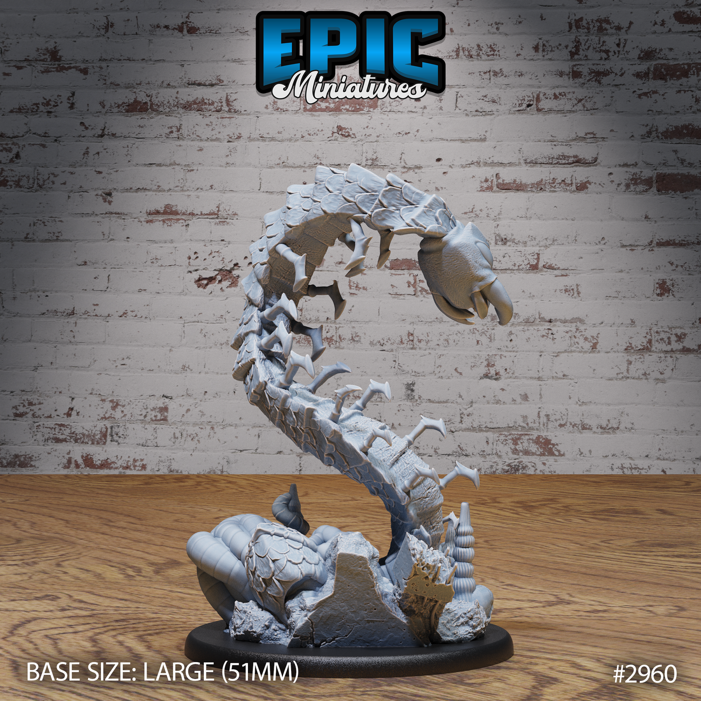 Cave Centipede by Epic Miniatures