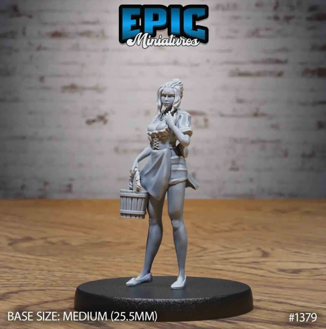 Tavern Waitress by Epic Miniatures