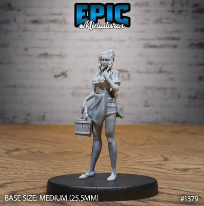 Tavern Waitress by Epic Miniatures