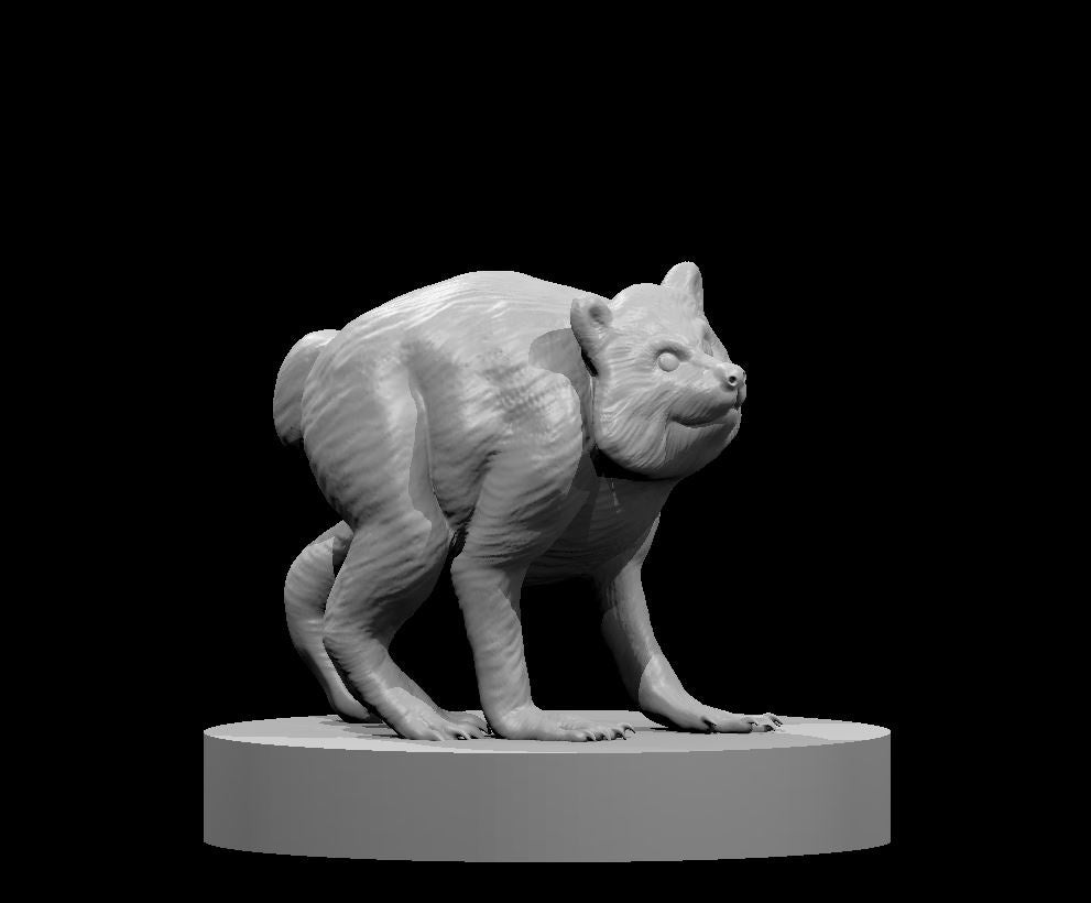 Jimothy’s Racoon Adventures miniature by MZ4250 (Wizard, Fighter, Cleric, Rogue, Normal)
