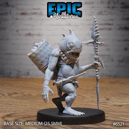 Fishfolk Warrior by Epic Miniatures