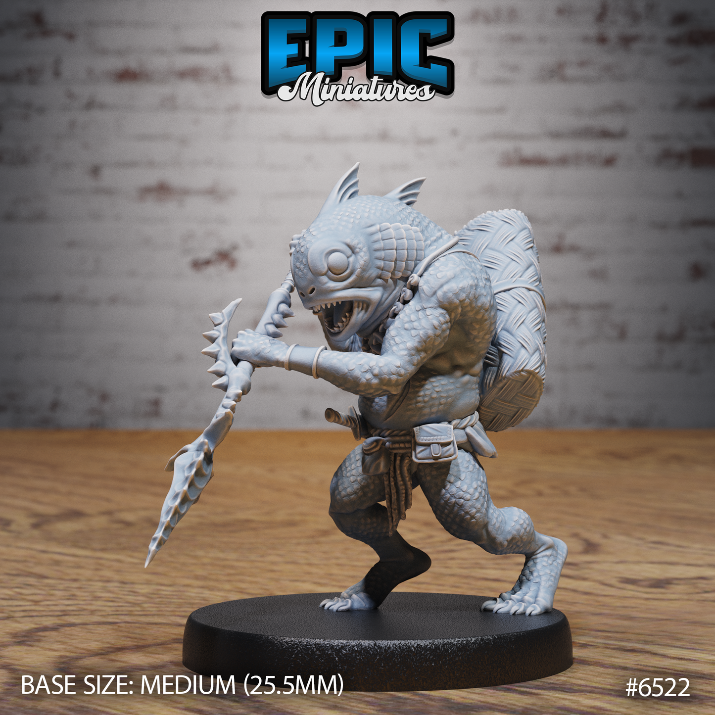 Fishfolk Warrior by Epic Miniatures