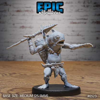 Fishfolk Warrior by Epic Miniatures