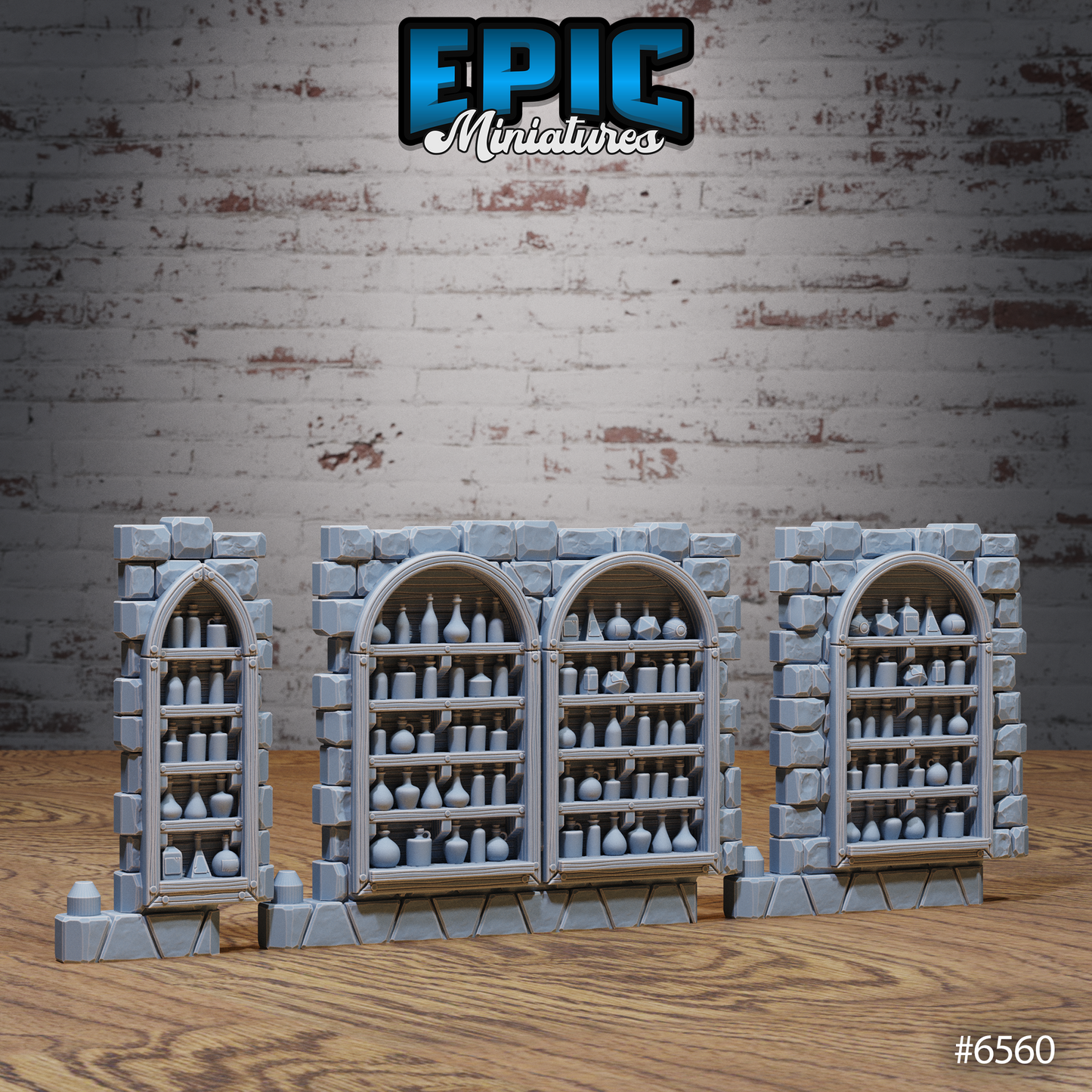 Library Terrain Walls by Epic Miniatures