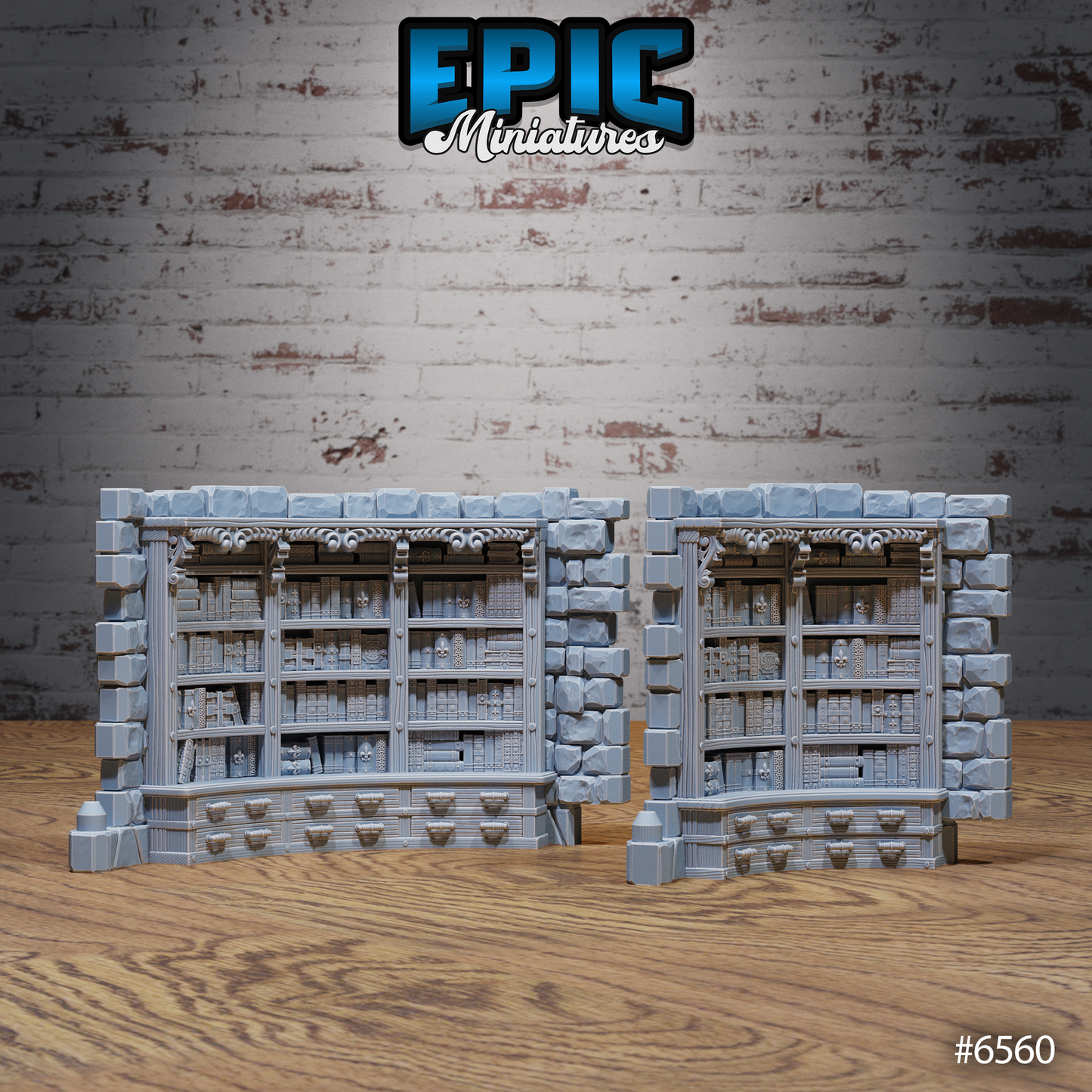 Library Terrain Walls by Epic Miniatures