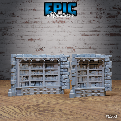 Library Terrain Walls by Epic Miniatures