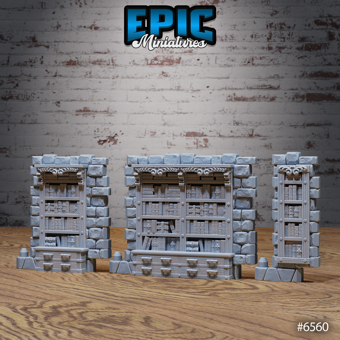 Library Terrain Walls by Epic Miniatures