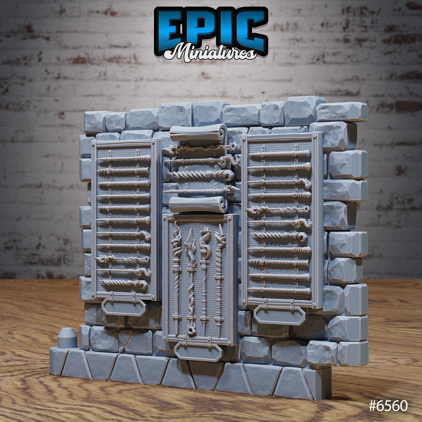 Library Terrain Walls by Epic Miniatures