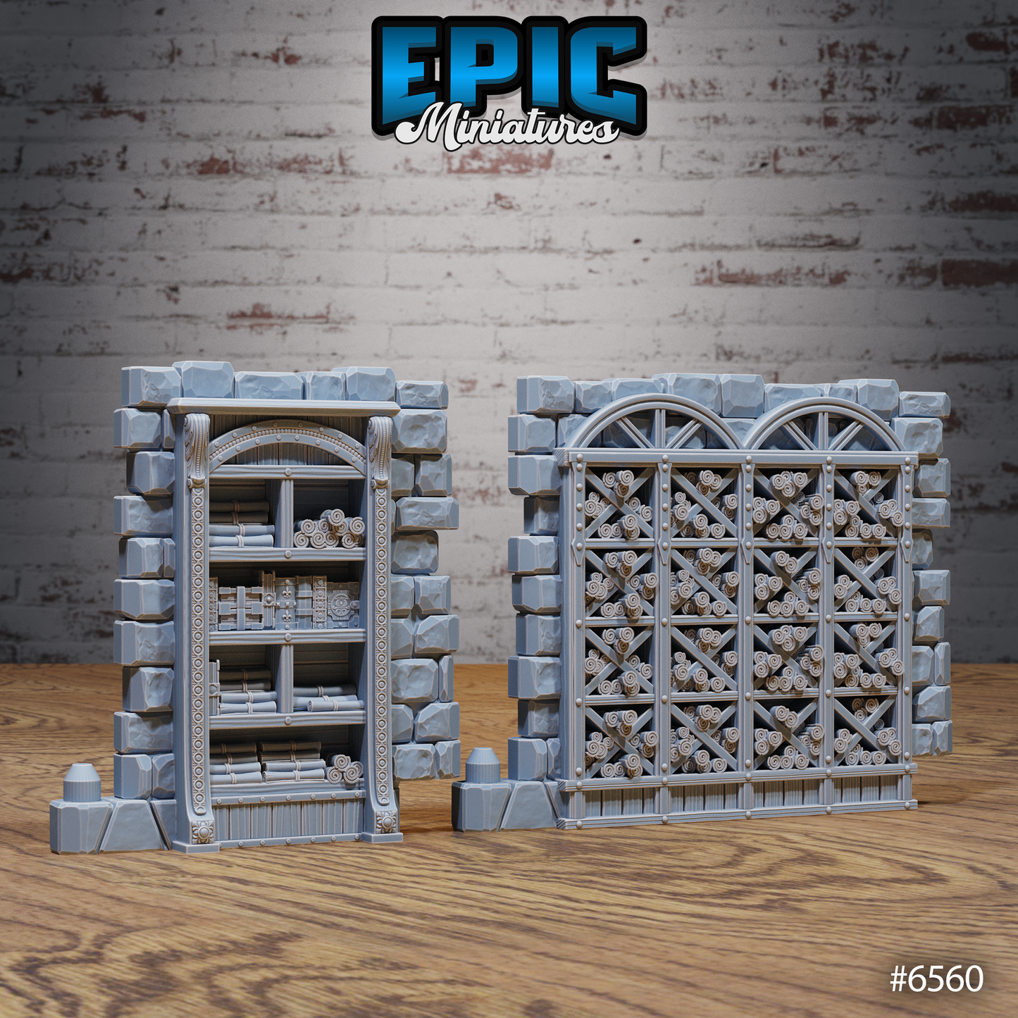 Library Terrain Walls by Epic Miniatures