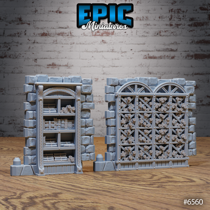 Library Terrain Walls by Epic Miniatures