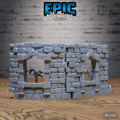 Library Terrain Walls by Epic Miniatures