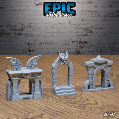 Lich Crypt Environment by Epic Miniatures