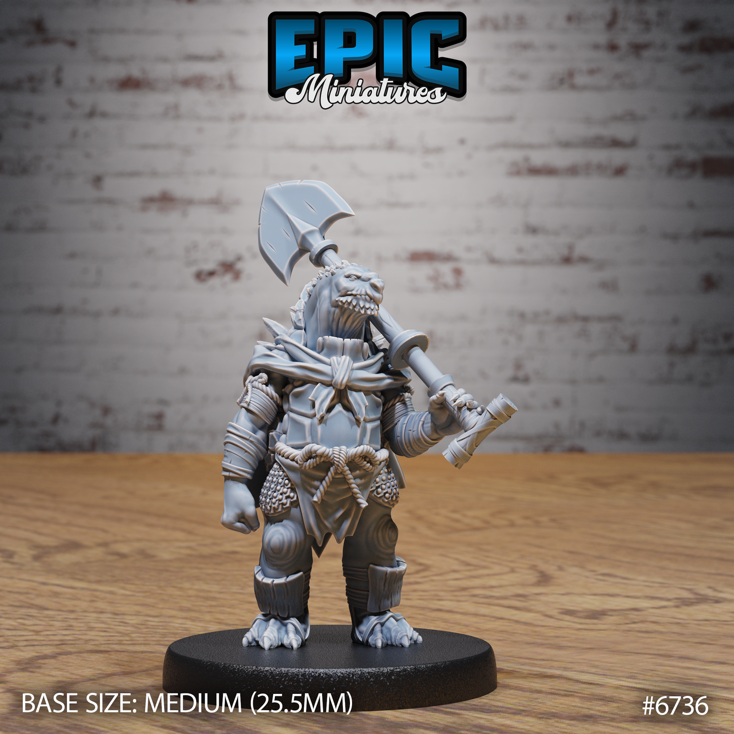Turtlefolk Grave Robber by Epic Miniatures